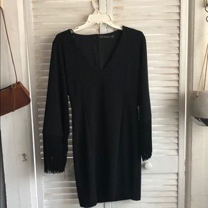Zara trafulac black dress. Size large.